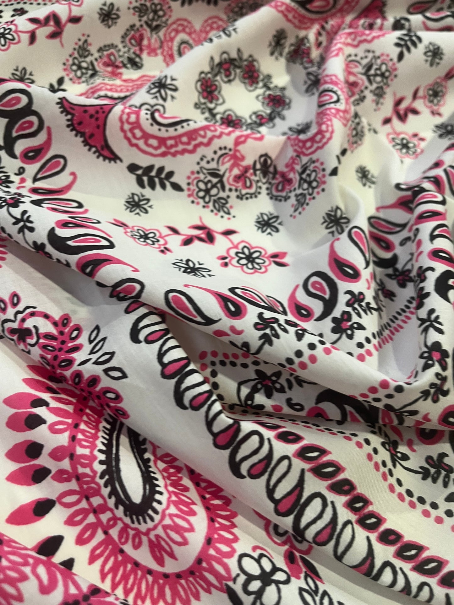 LOTTI 024 cotton poplin cashemere foulard style