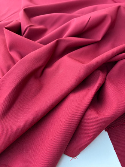 PC BART 028 cherry coloured heavy tricotine stretch