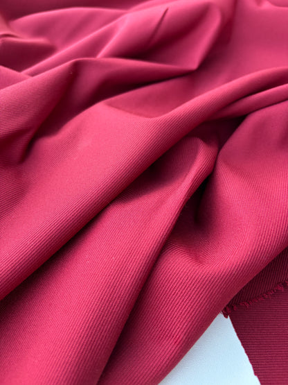 PC BART 028 cherry coloured heavy tricotine stretch