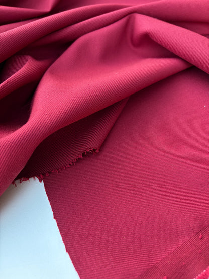 PC BART 028 cherry coloured heavy tricotine stretch