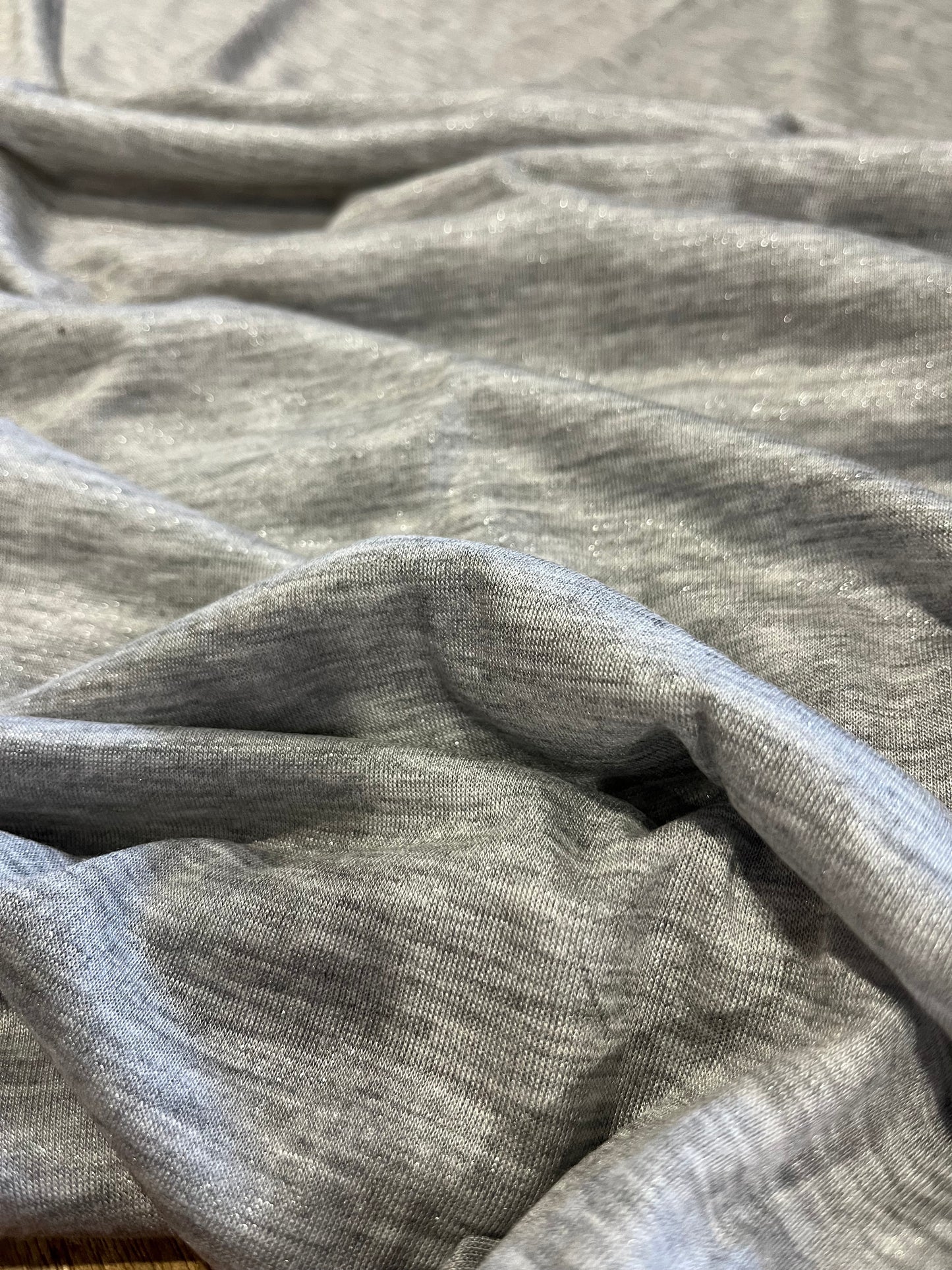 C01 SUNDAY 005 jersey viscose grey with silver coating