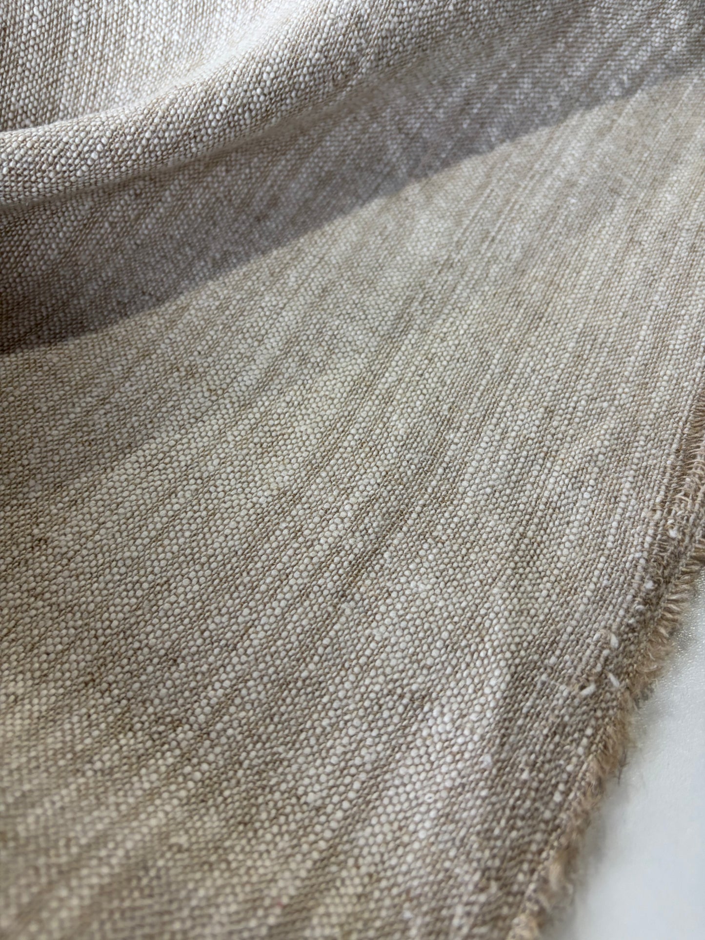 STAN 013 washed  cotton linen light khaky