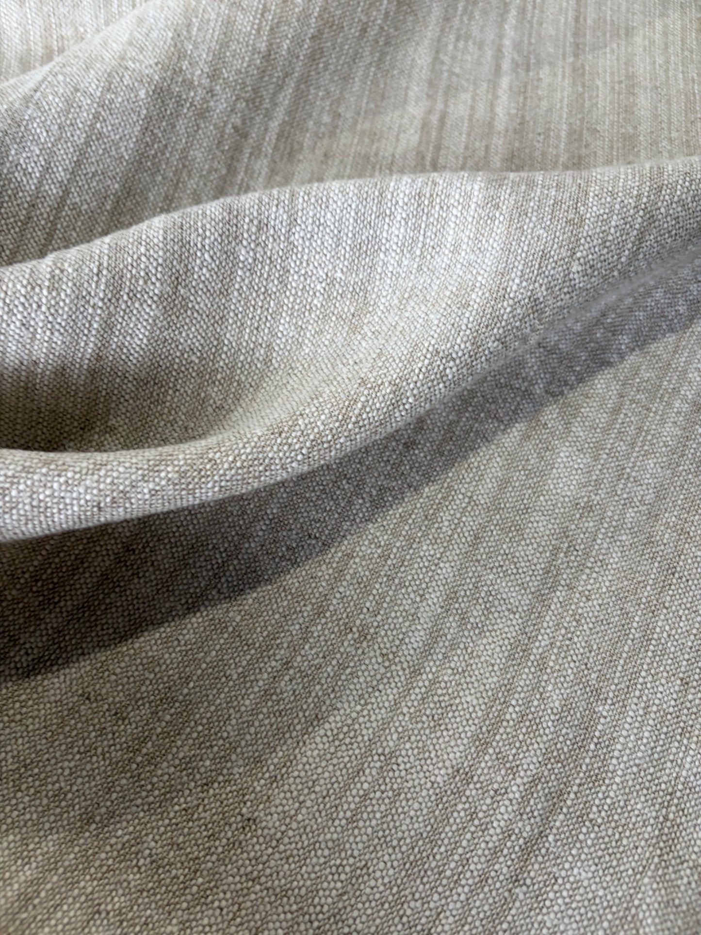 STAN 013 washed  cotton linen light khaky