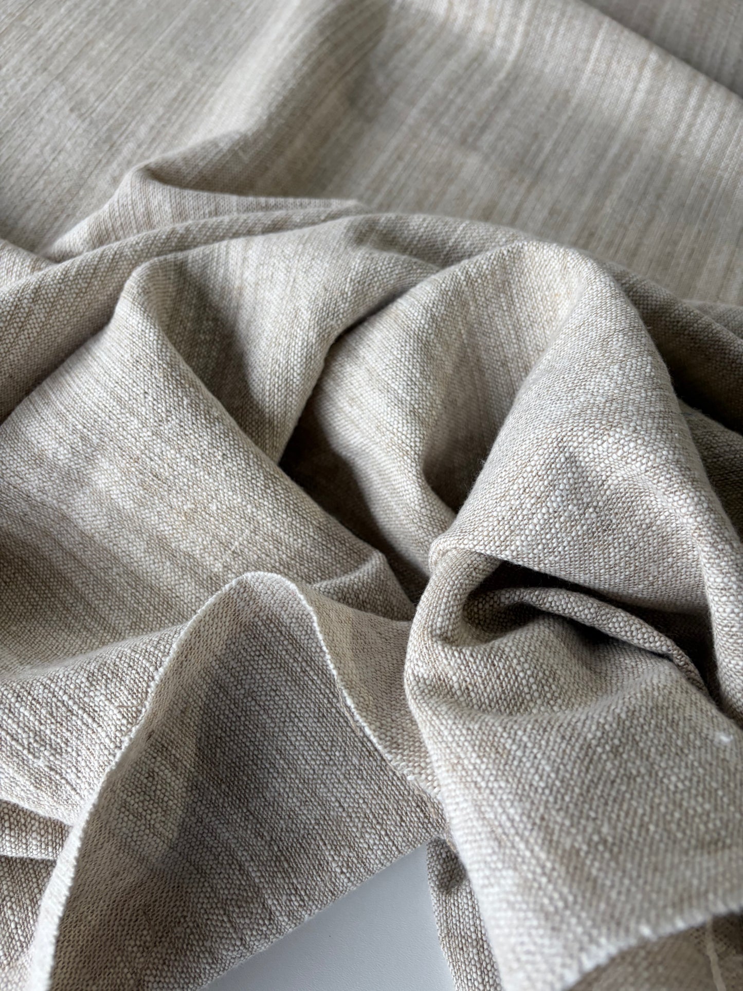 STAN 013 washed  cotton linen light khaky