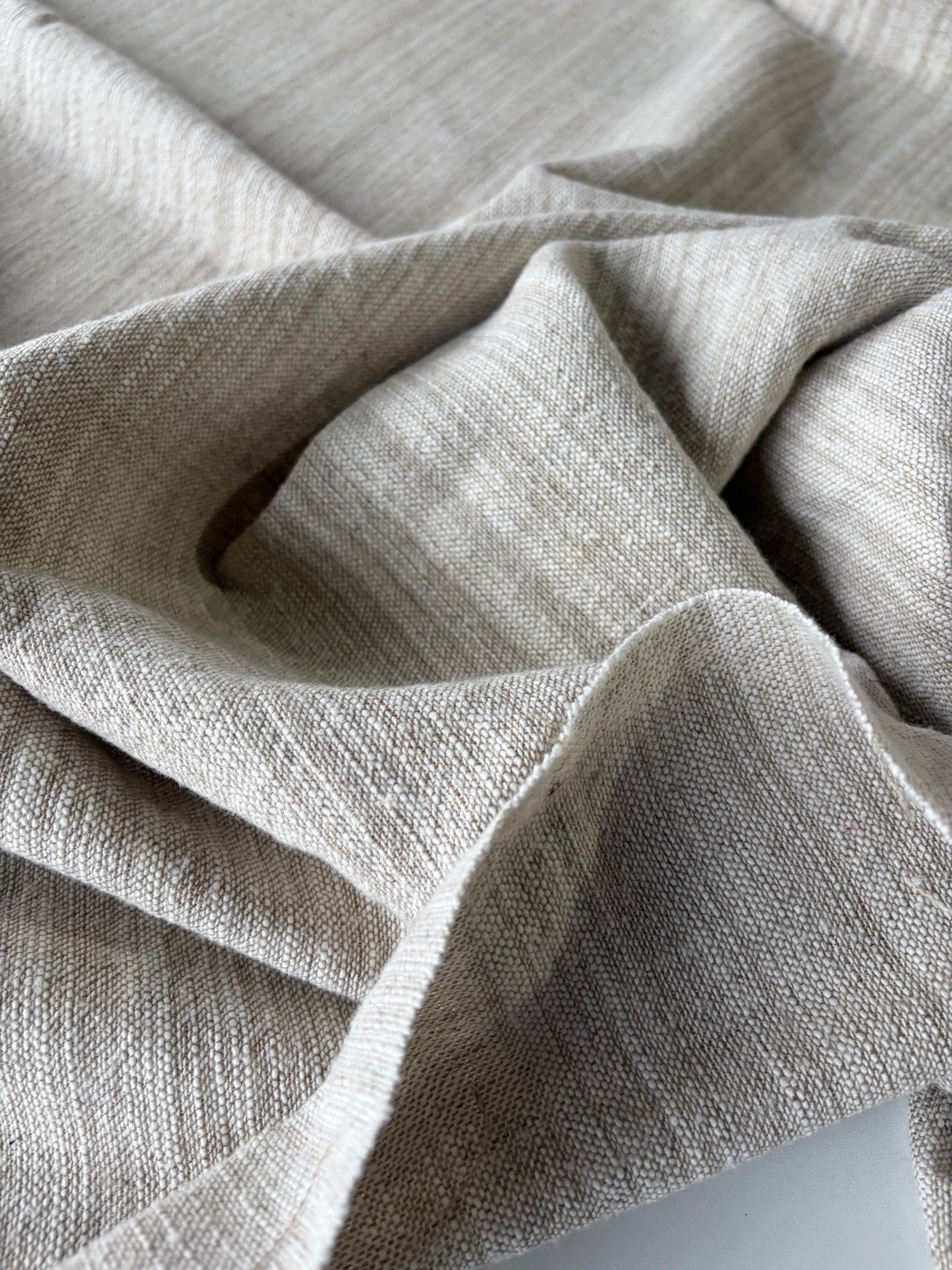 STAN 013 washed  cotton linen light khaky