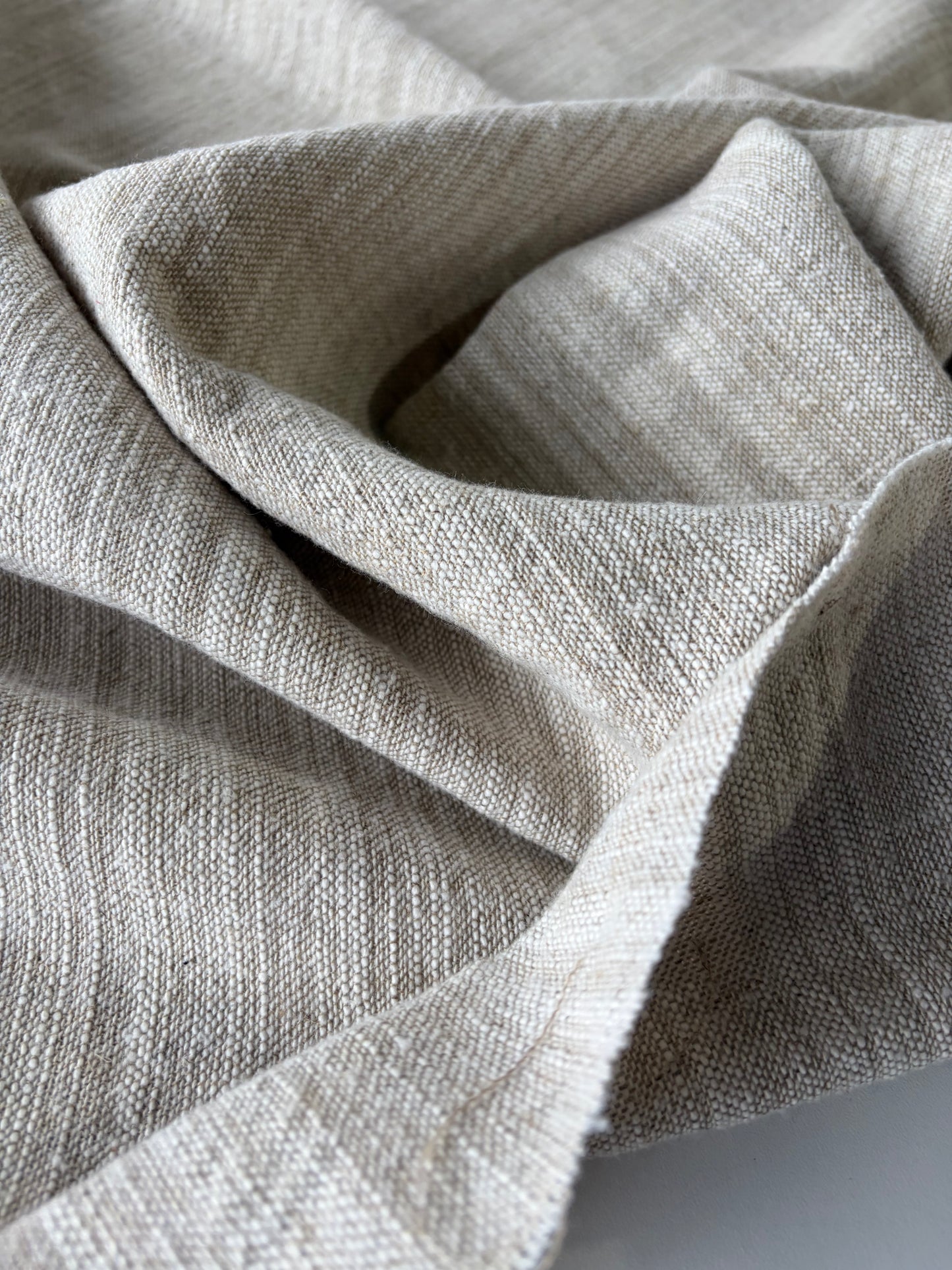 STAN 013 washed  cotton linen light khaky