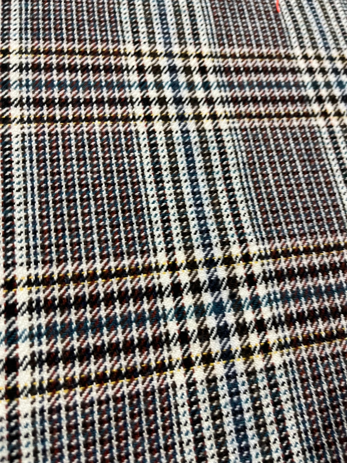 AGATHE 001 heavy wool check Prince of Wales