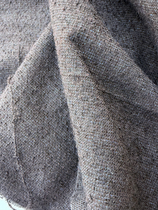 BART 035 brown/blue fil à fil wool