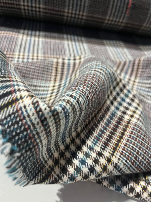 AGATHE 001 heavy wool check Prince of Wales