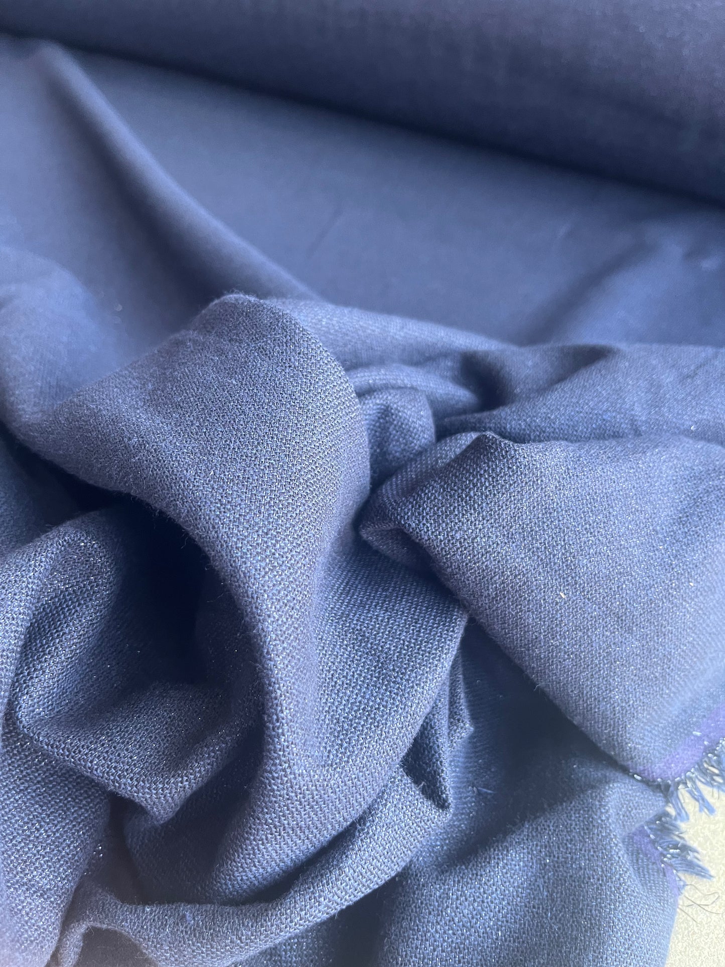 RW 019 sparkling linen navy blue