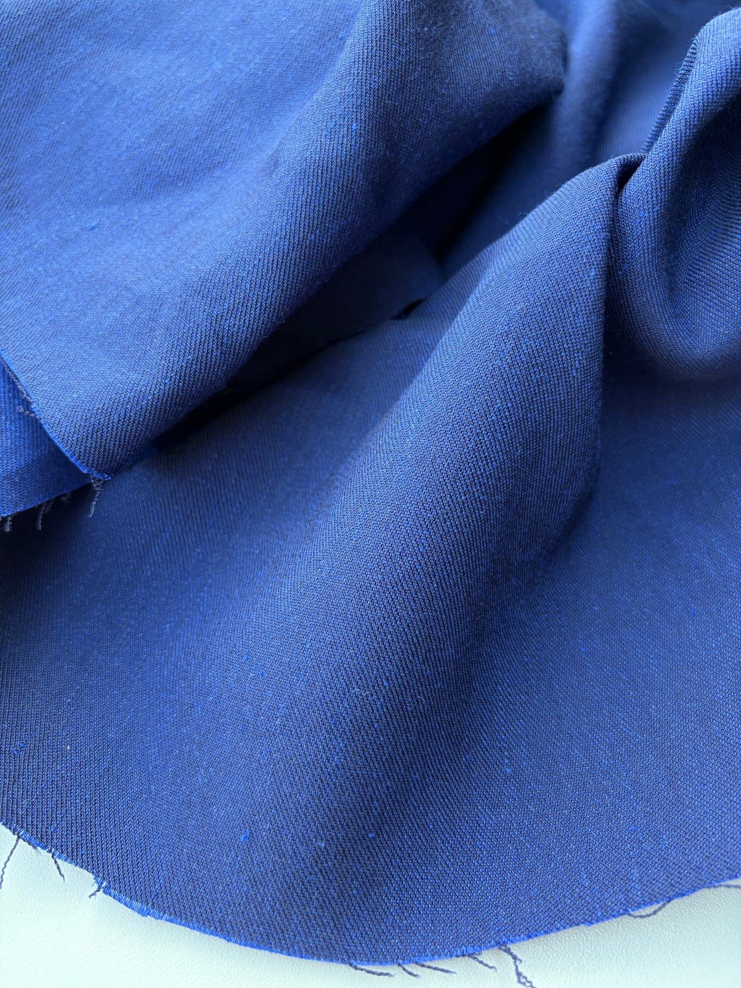 BART 040 cobalt blue colourwoven stretch linen