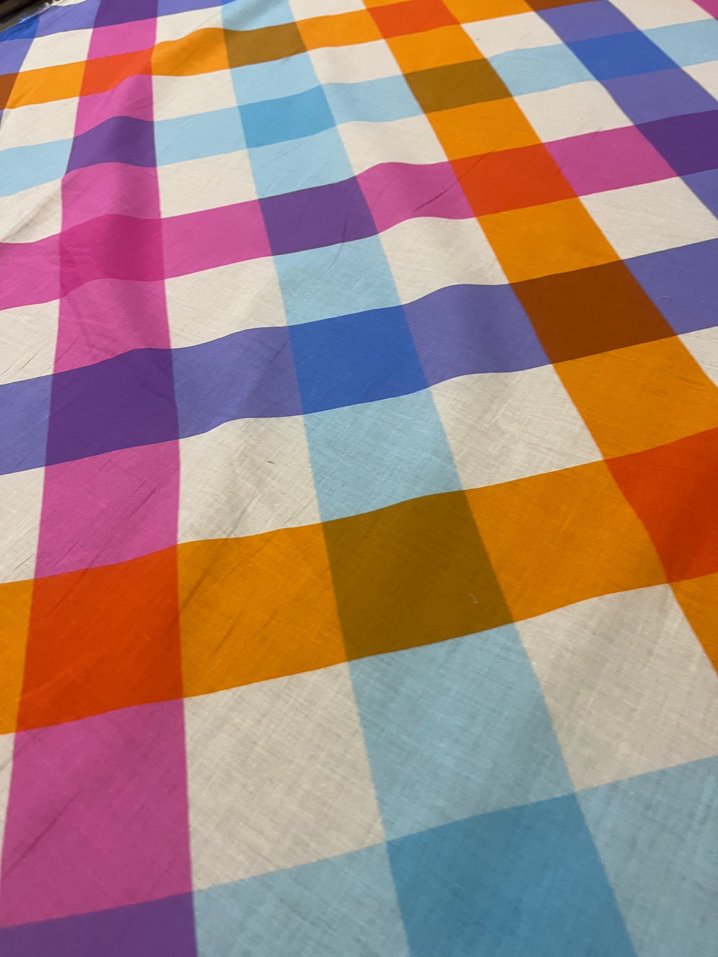 LC Mattia cotton bright diagonal check