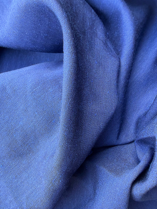 BART 040 cobalt blue colourwoven stretch linen