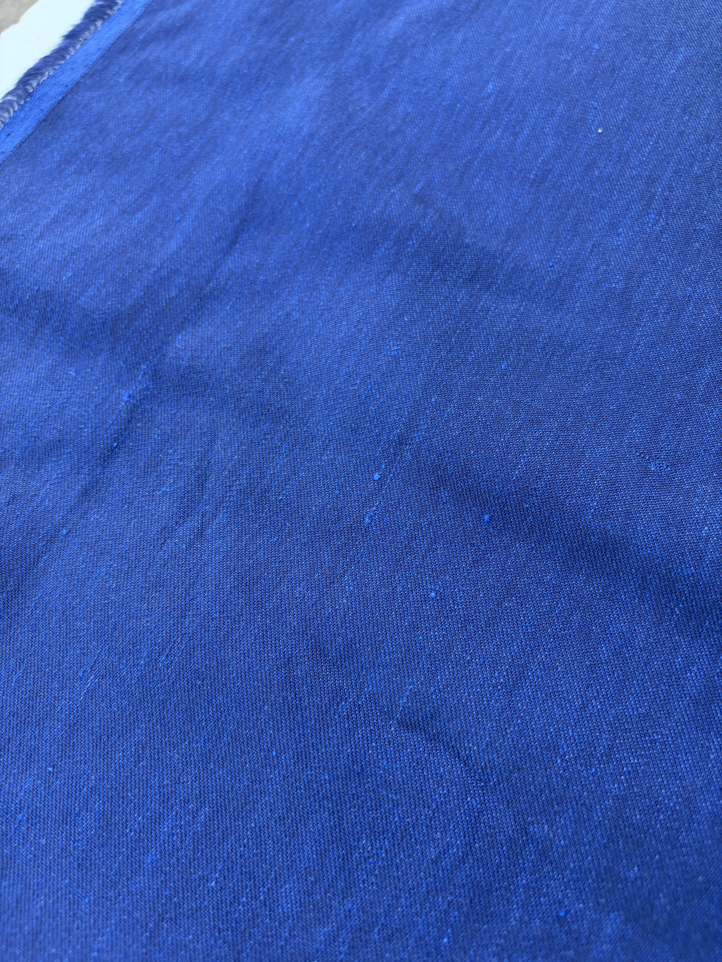 BART 040 cobalt blue colourwoven stretch linen