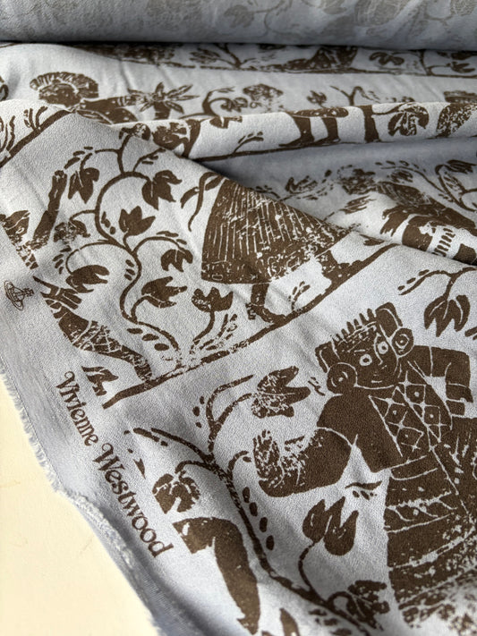 STAN 023 Vivienne Westw... crêpe viscose with print