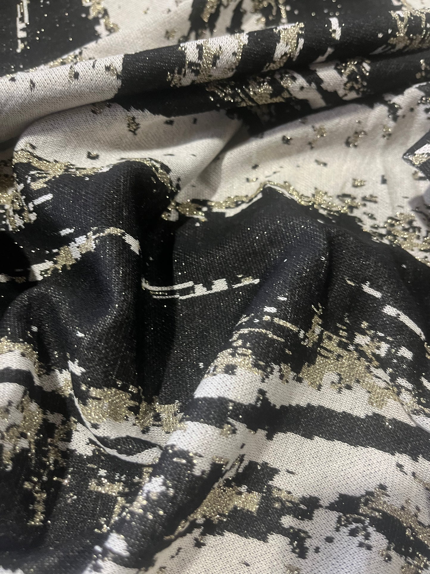 PORTIA 001 jersey jacquard with lurex