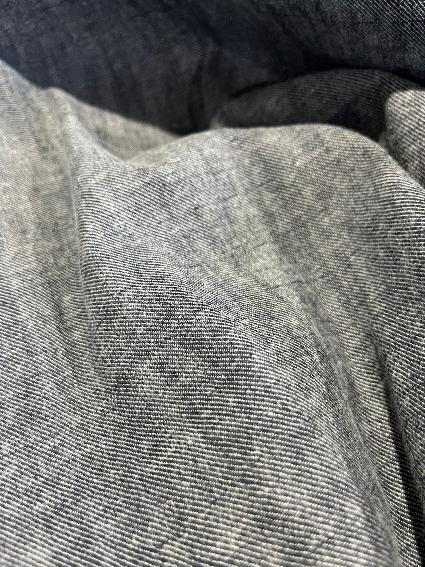 F001 Wool denim herringbone