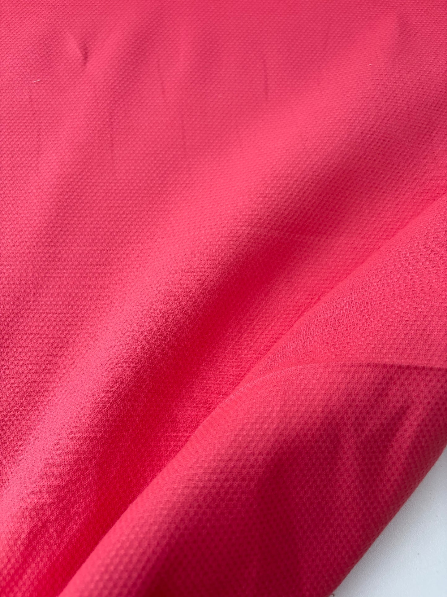 BART 044 coral cotton stretch piqué