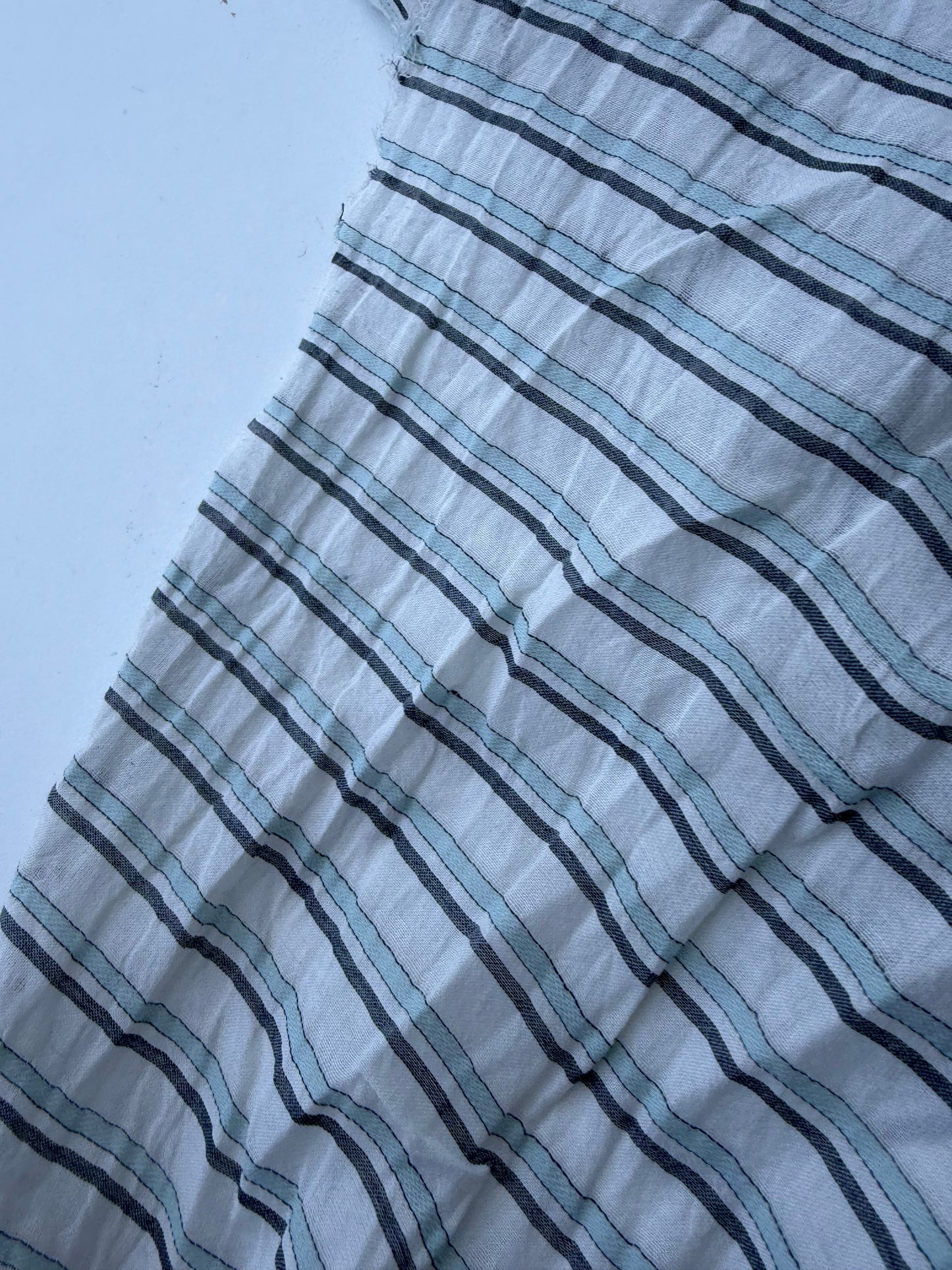 BART 045 grey/green colourwoven cotton voile stripes