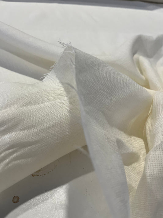 AXELLE 009  100% linen panama weave naturel