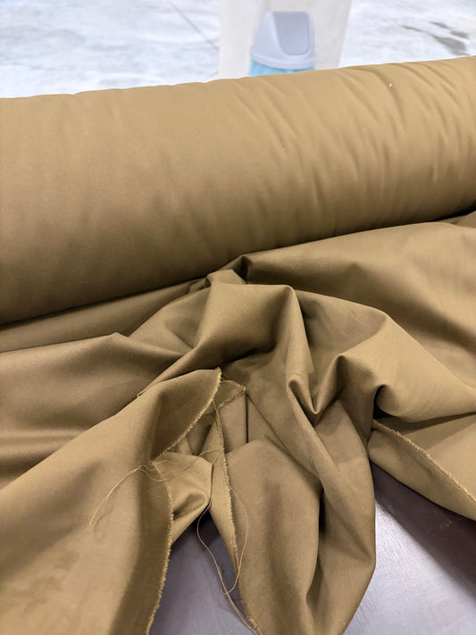 DARIA 005 brown cotton twill brushed