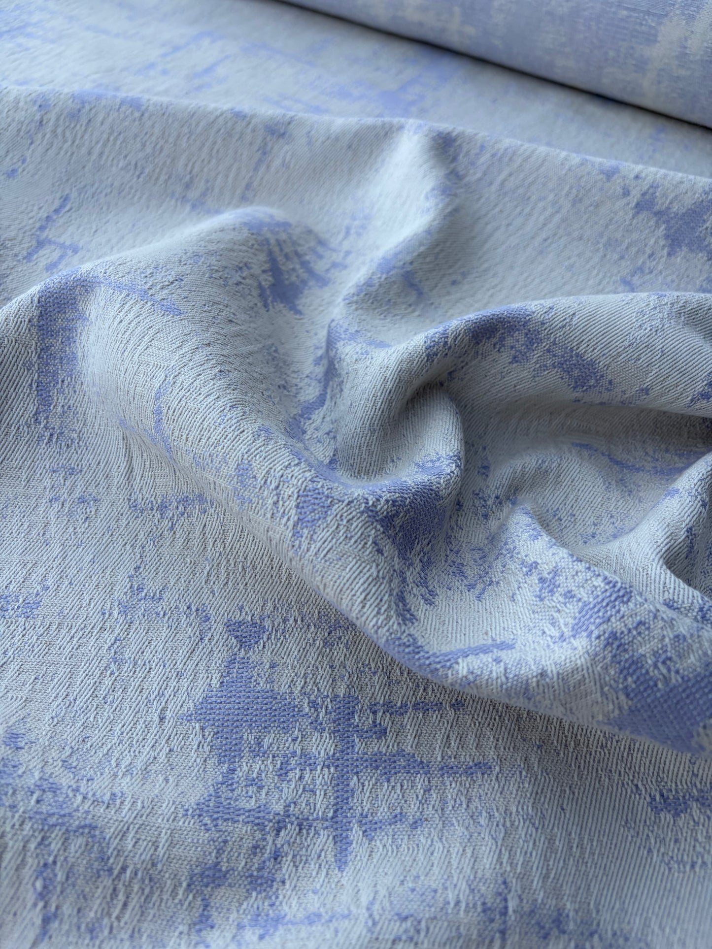 BART 049 lilac/ecru cotton jacquard