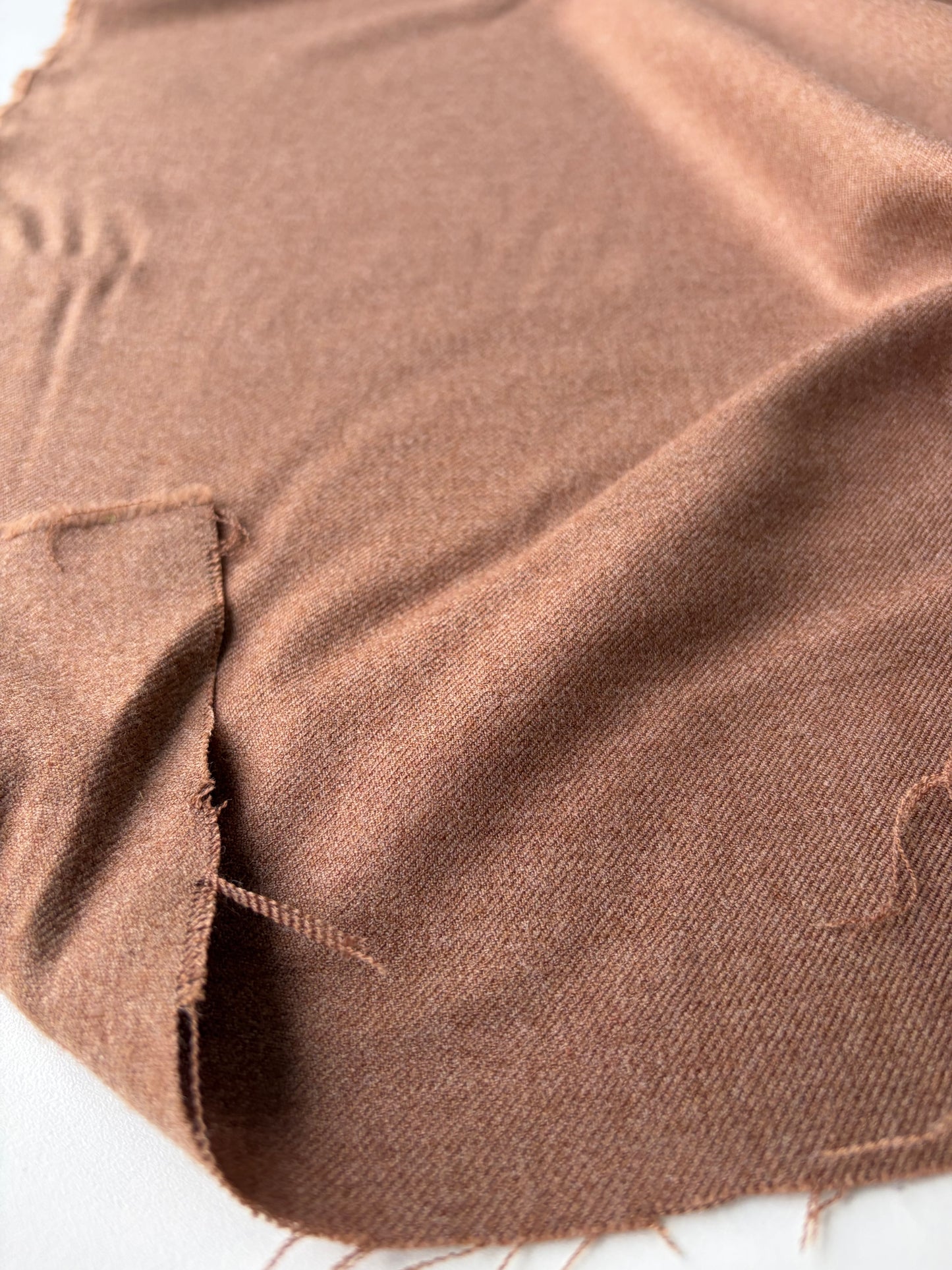 AMI 2.02 wool flannel stretch tabac