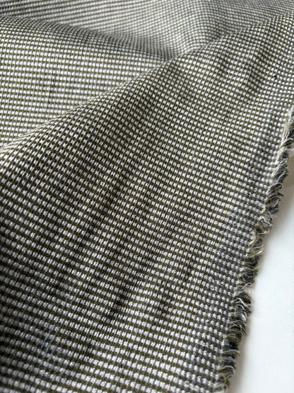 PC AMI 2.04 khaky yarn dyed  stretch checks