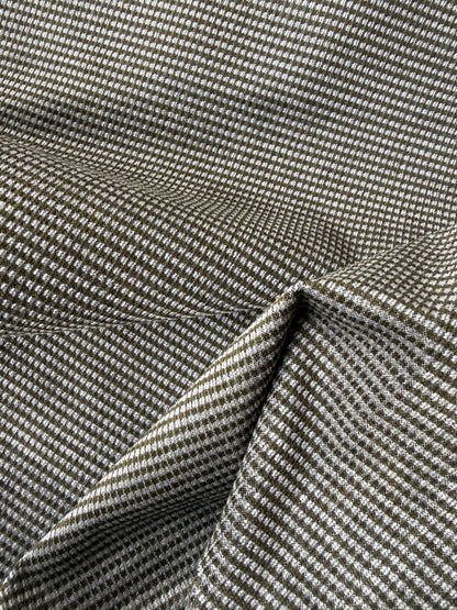 PC AMI 2.04 khaky yarn dyed  stretch checks