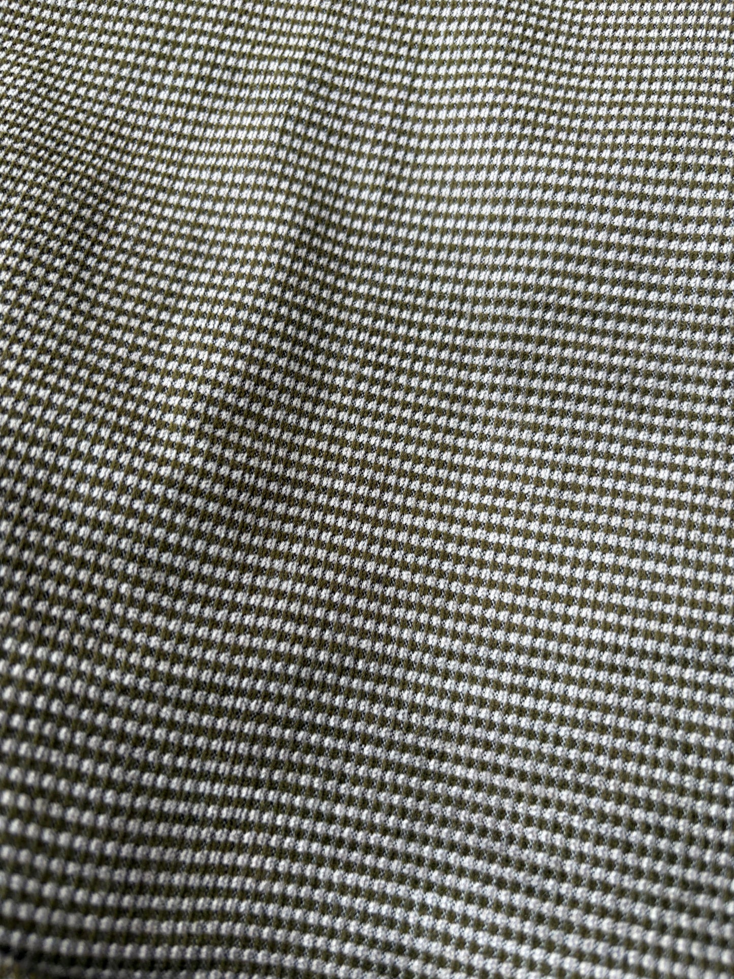 AMI 2.04 khaky yarn dyed  stretch checks