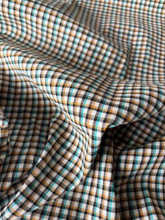 STAN 037 stretch cotton checks