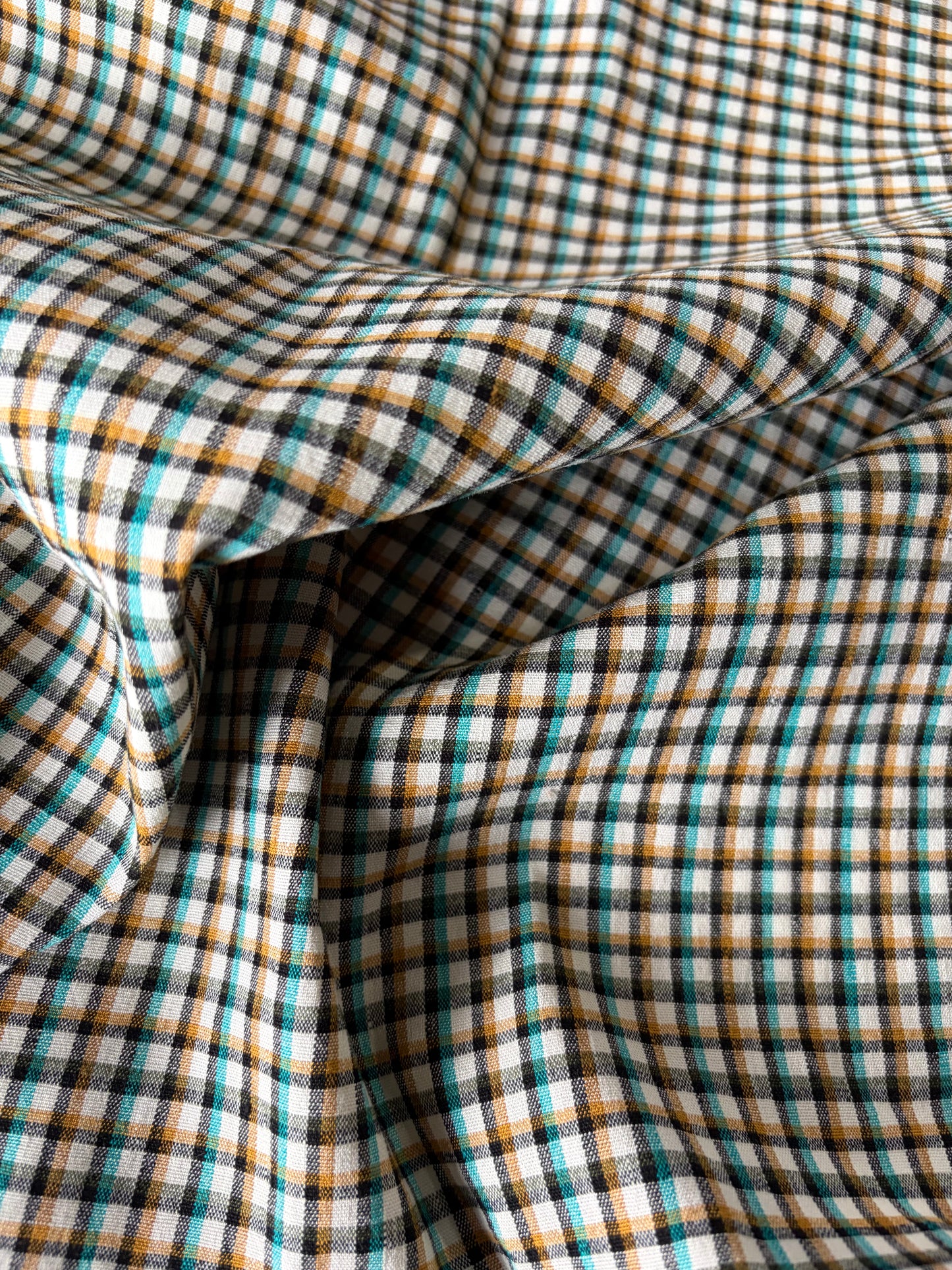STAN 037 stretch cotton checks