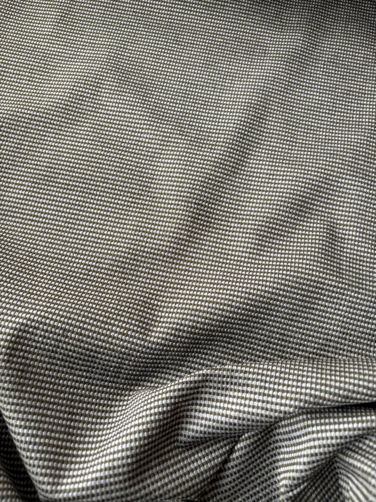 AMI 2.04 khaky yarn dyed  stretch checks