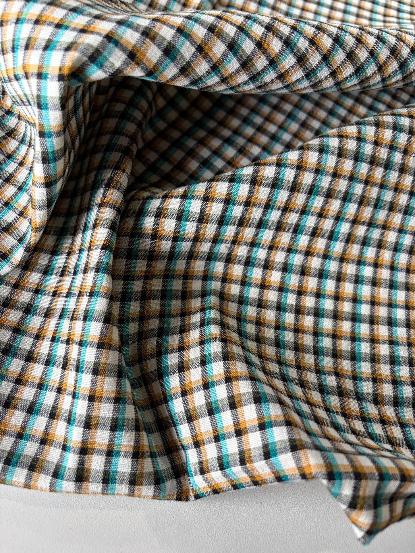 STAN 037 stretch cotton checks