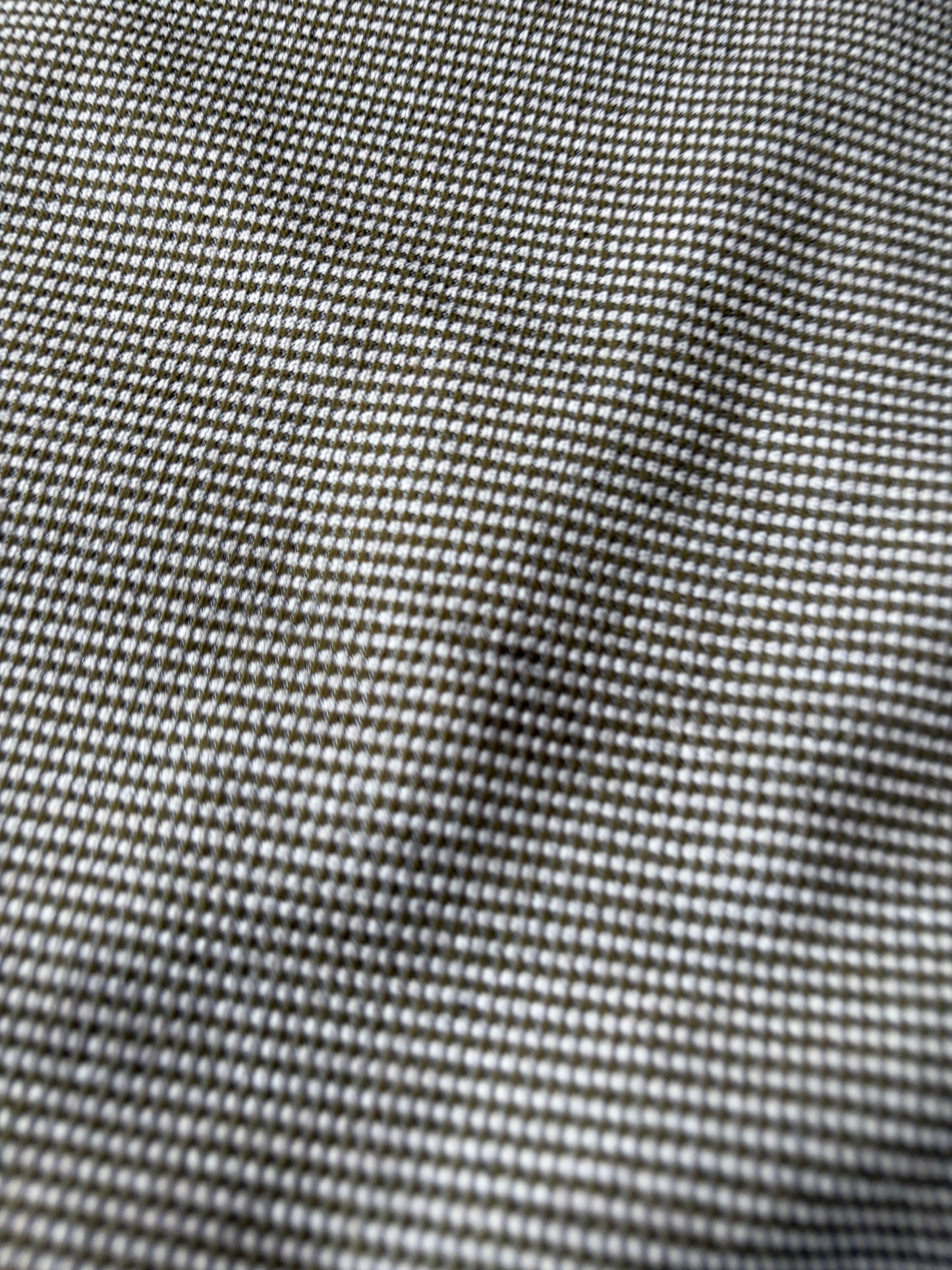 AMI 2.04 khaky yarn dyed  stretch checks