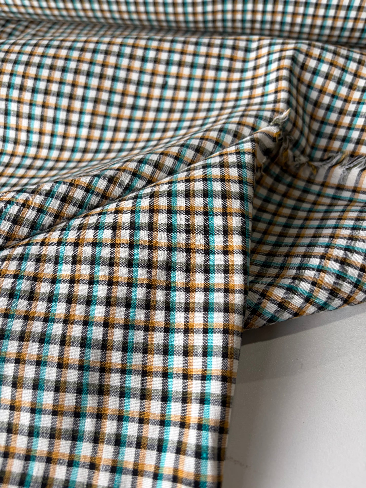 STAN 037 stretch cotton checks