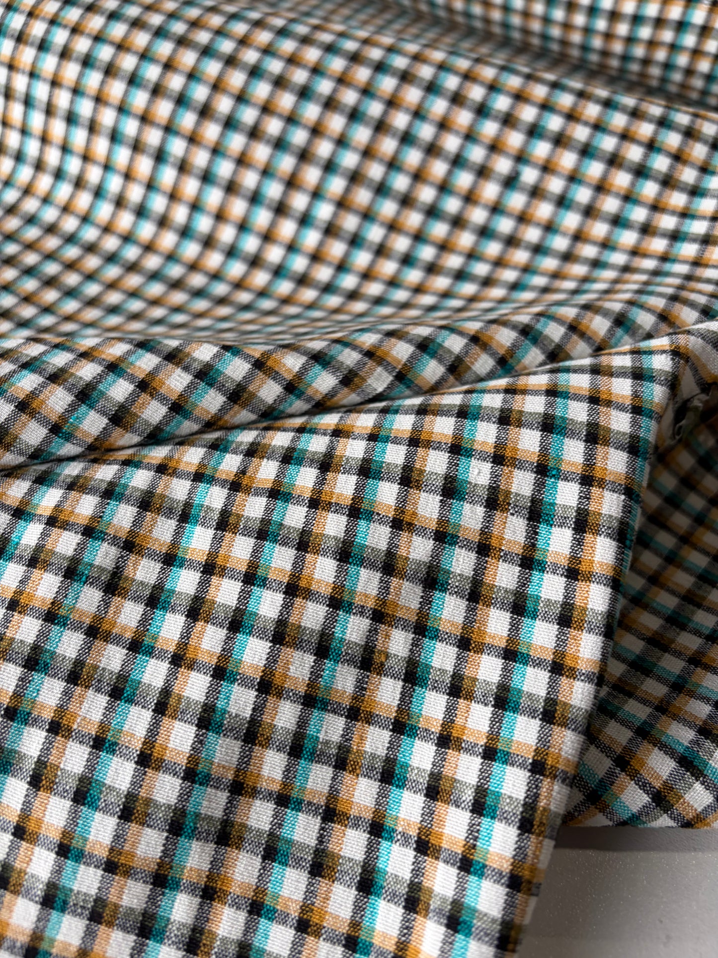 STAN 037 stretch cotton checks