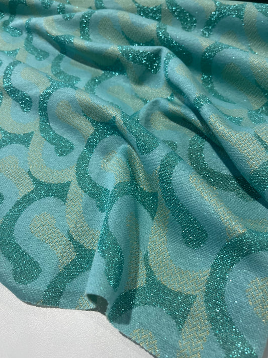 PORTIA 016 jersey jacquard with lurex