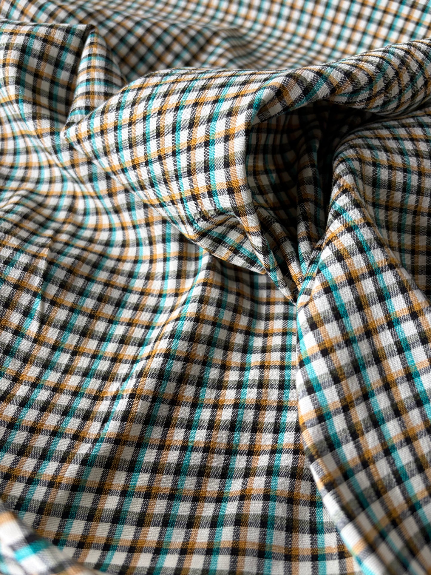 STAN 037 stretch cotton checks