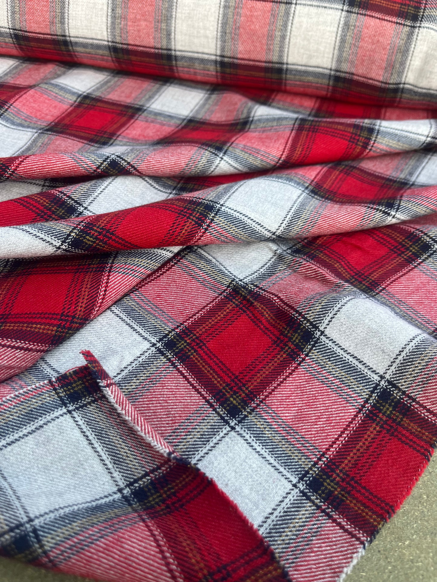 LC RW 036 light wool flanel check