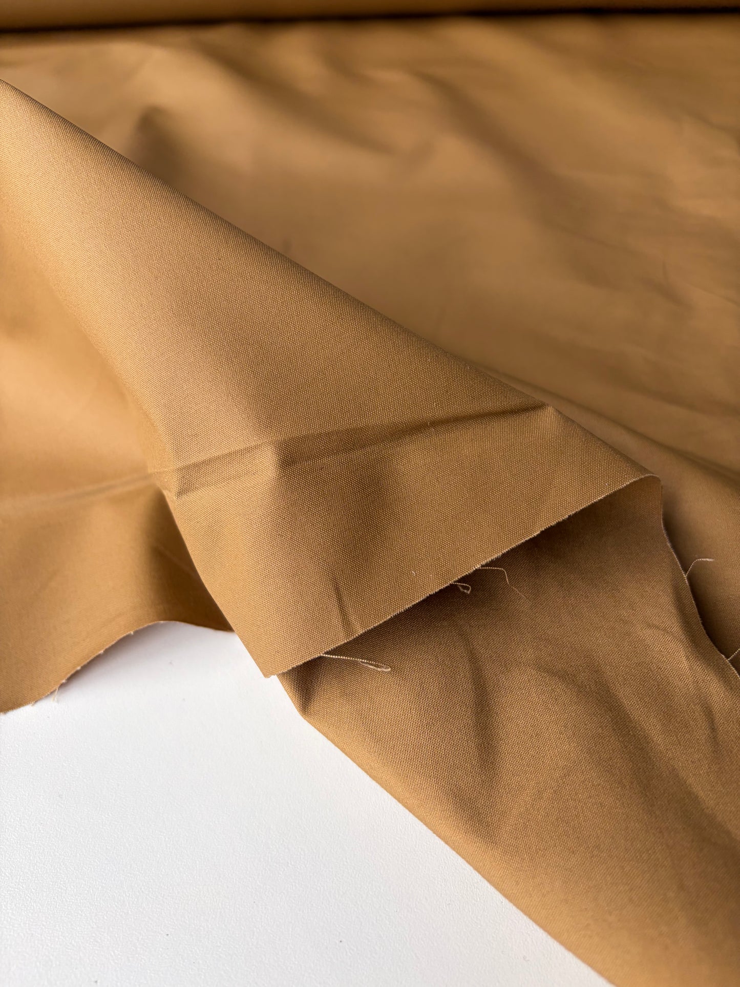 AMI 2.05 camel coloured cotton canvas with coating