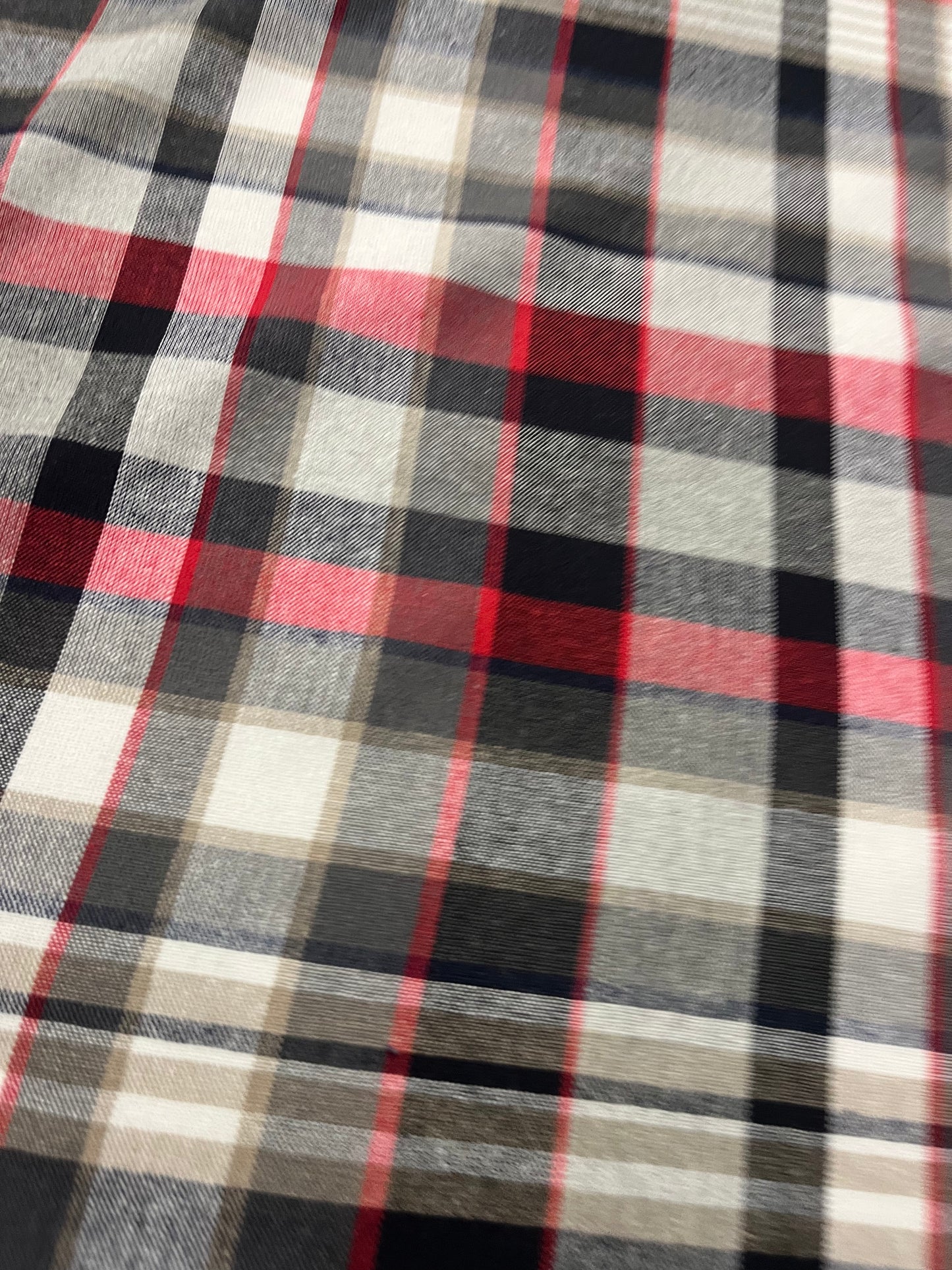 LC CARLOS 003 heavy cotton check red/black