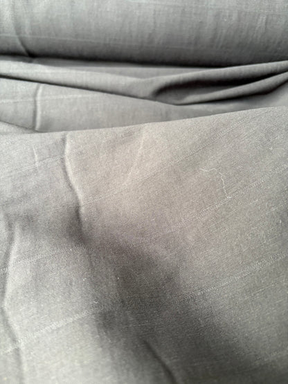PC AMI 2.06 black tone on tone striped suiting fabric