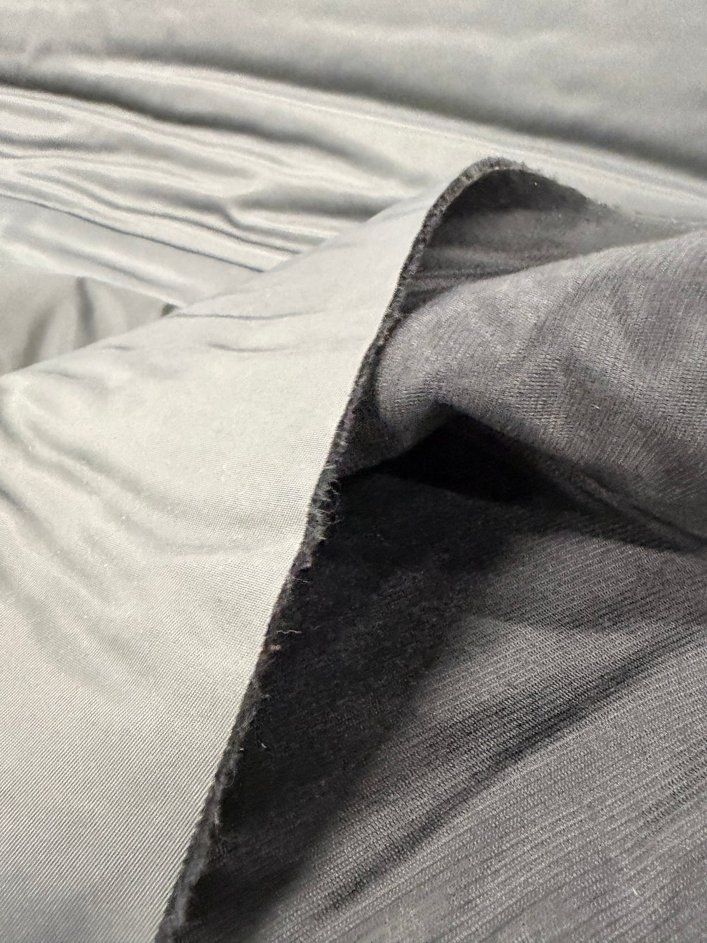 DARIA 013 Double layered coat fabric charcoal
