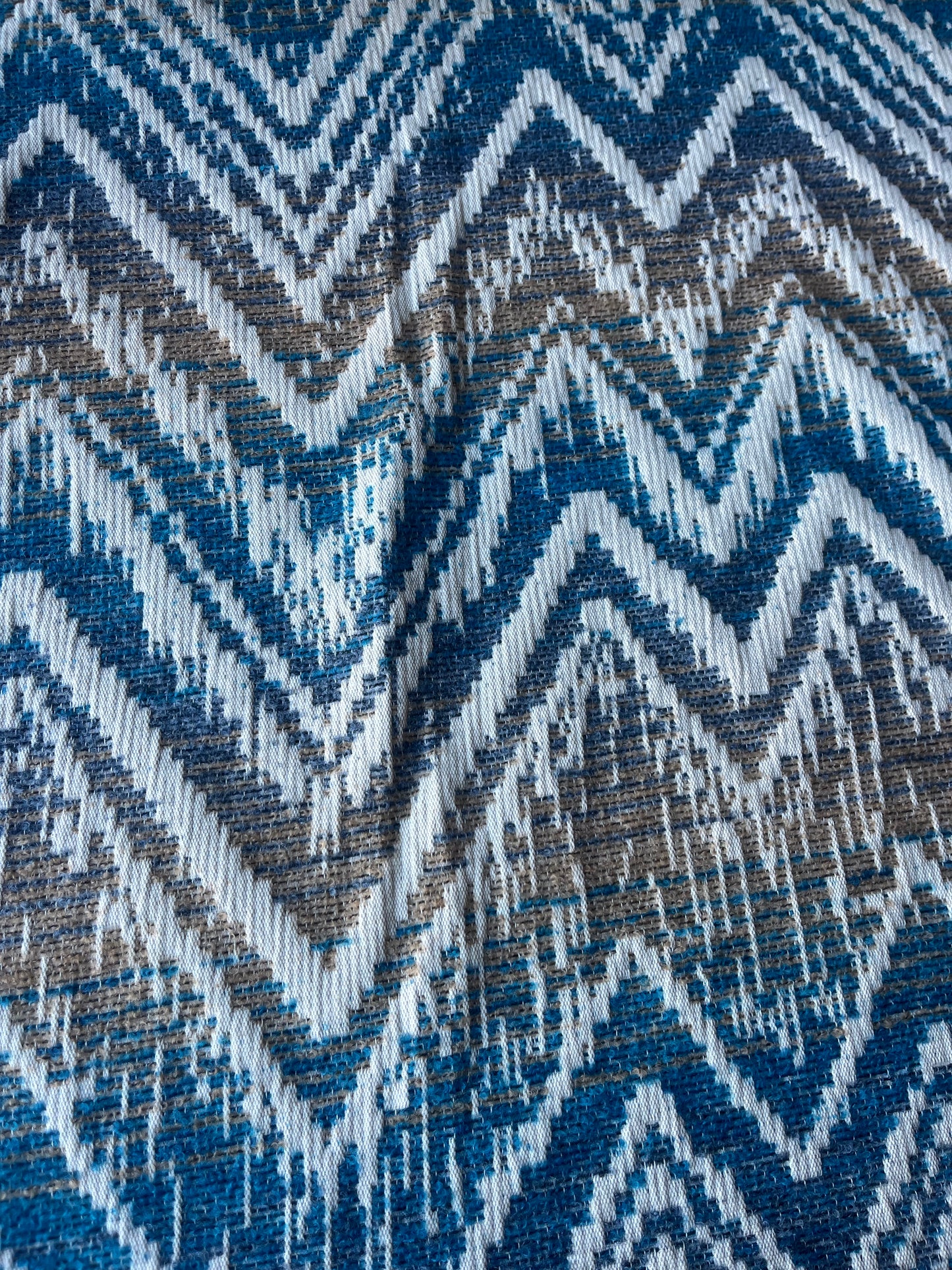 INGA 001  wool jacquard  petrol sand