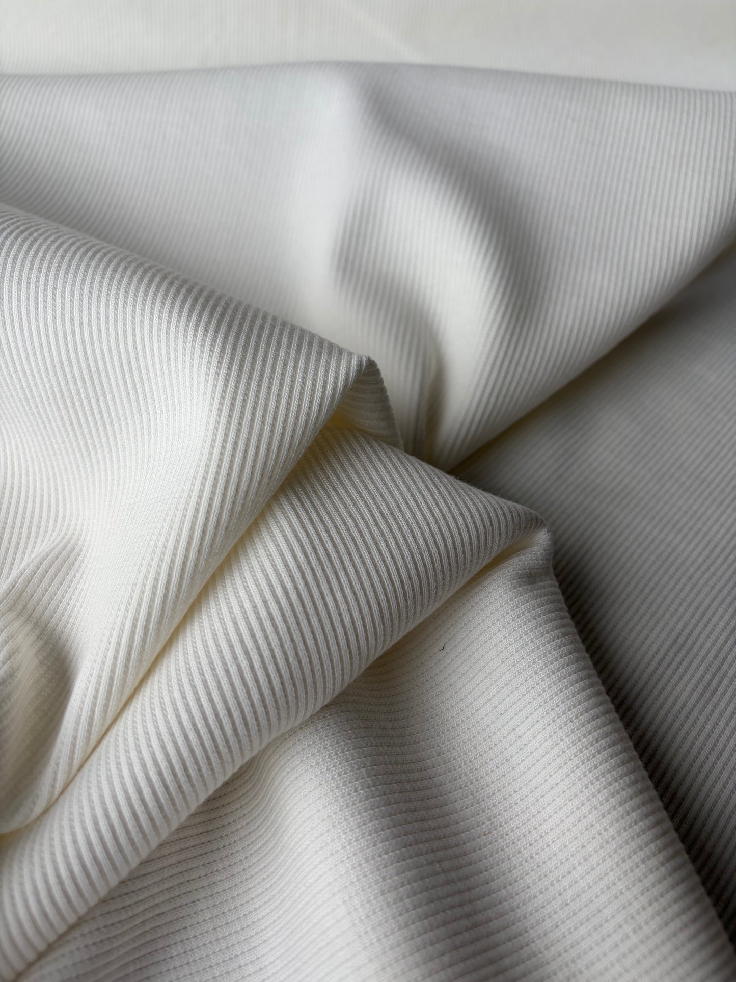 AMI 2.11 white Jersey 2X5 cotton rib