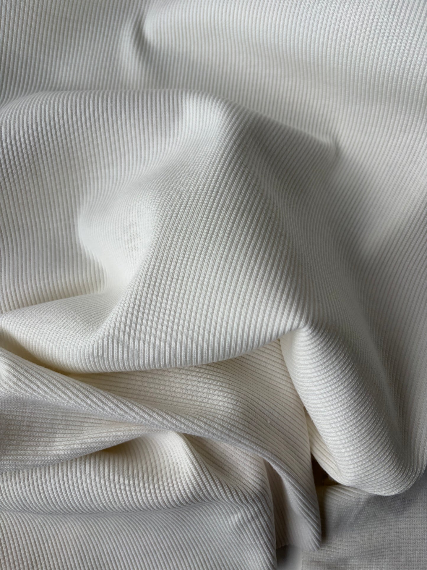 AMI 2.11 white Jersey 2X5 cotton rib