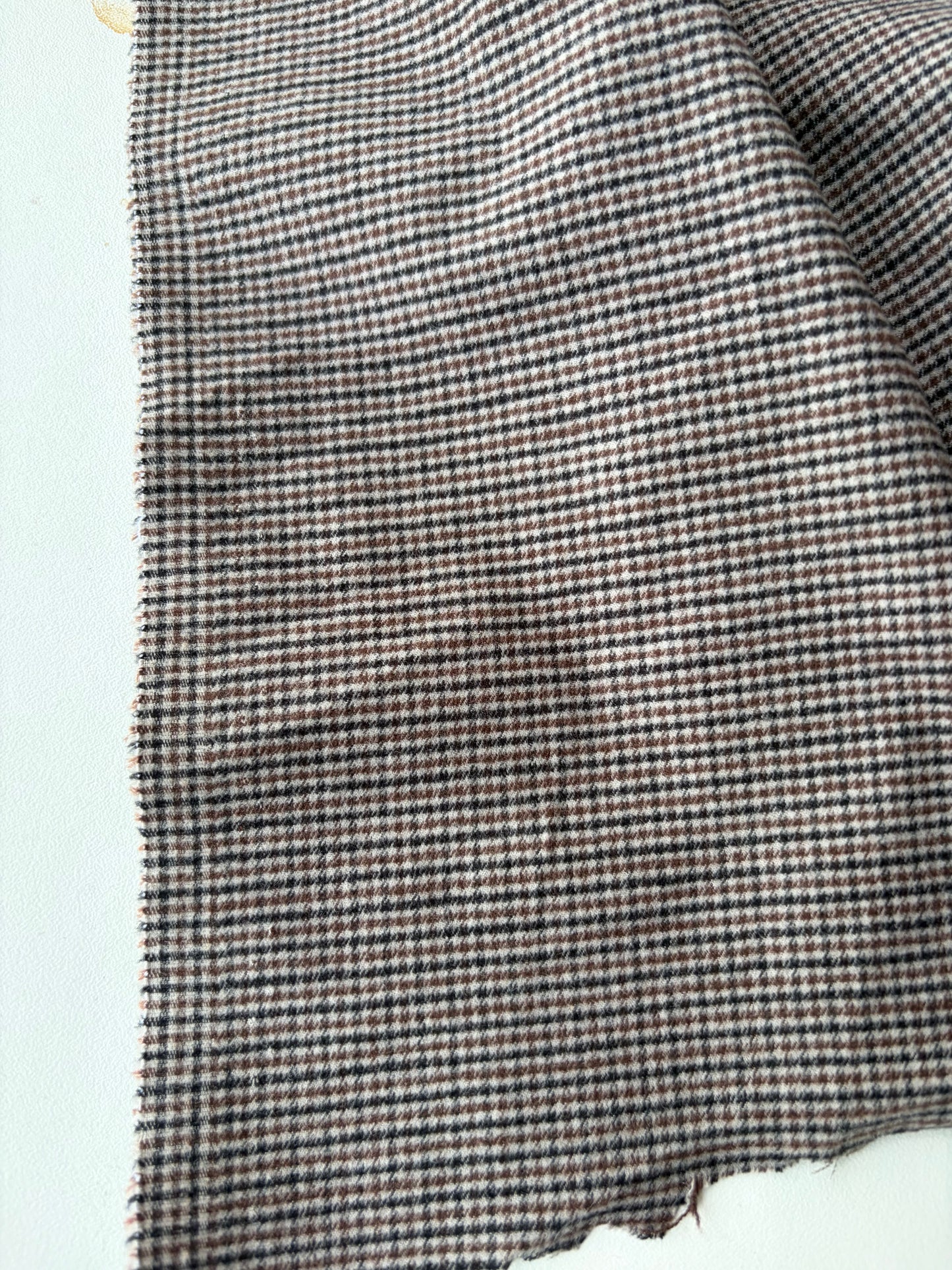AMI 2.14 brown/blue yarn dyed  stretch checks