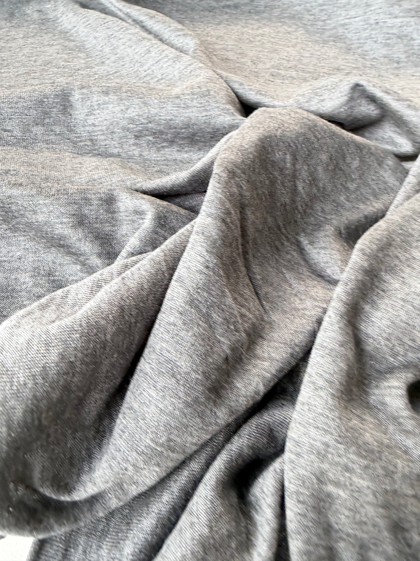 AMI 2.15 grey mélange double jersey micromodal