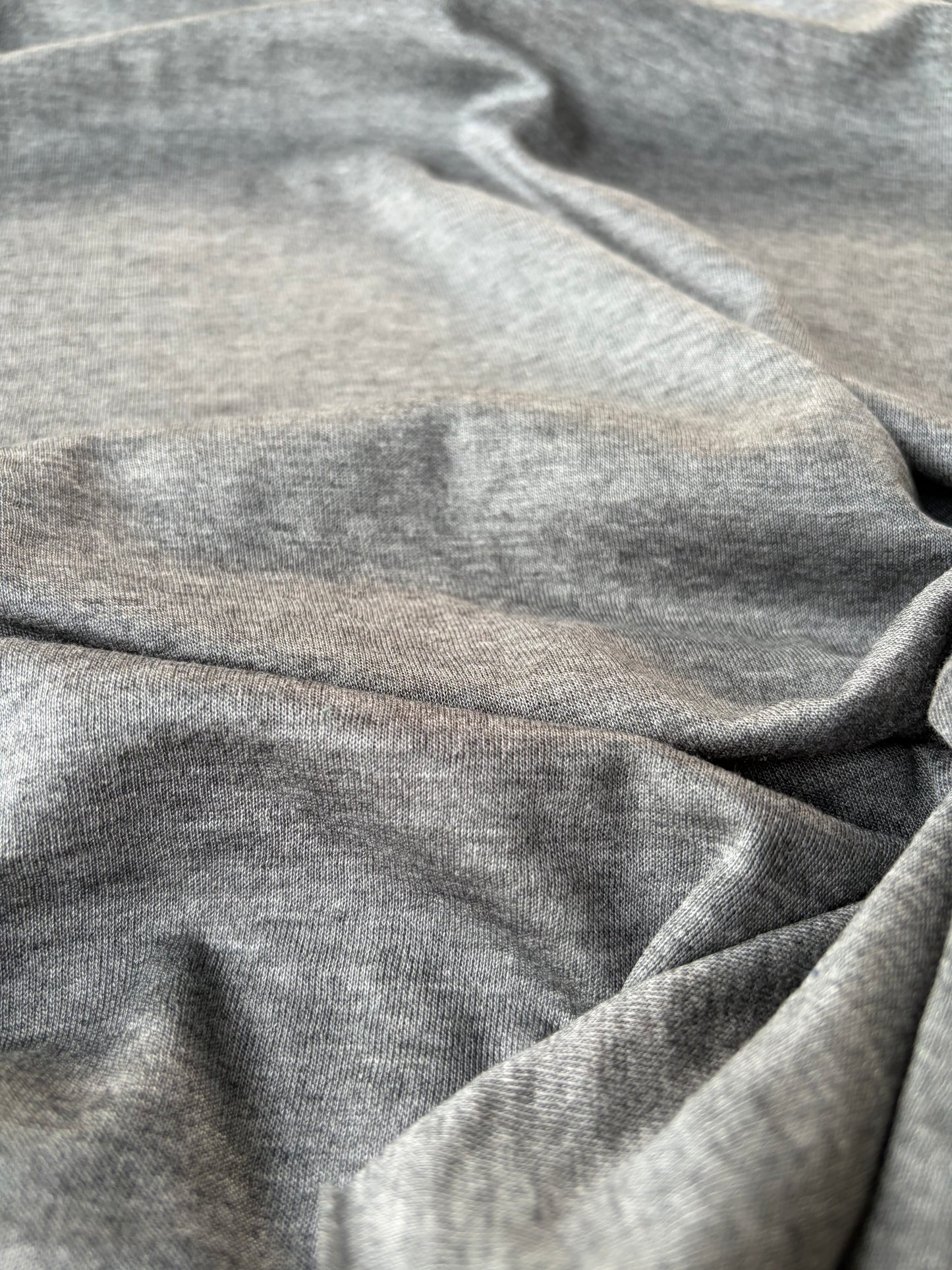 AMI 2.15 grey mélange double jersey micromodal